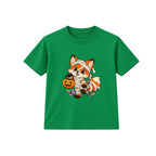 Mummy Fox kids Halloween t-shirt - Green