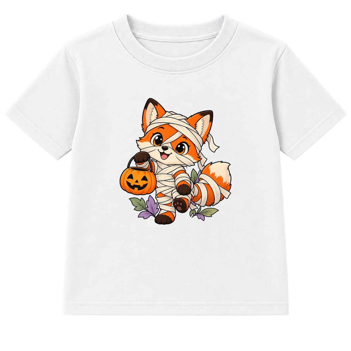 Mummy Fox kids Halloween t-shirt - White