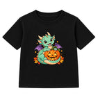 Dragon and Lantern kids Halloween t-shirt - Black
