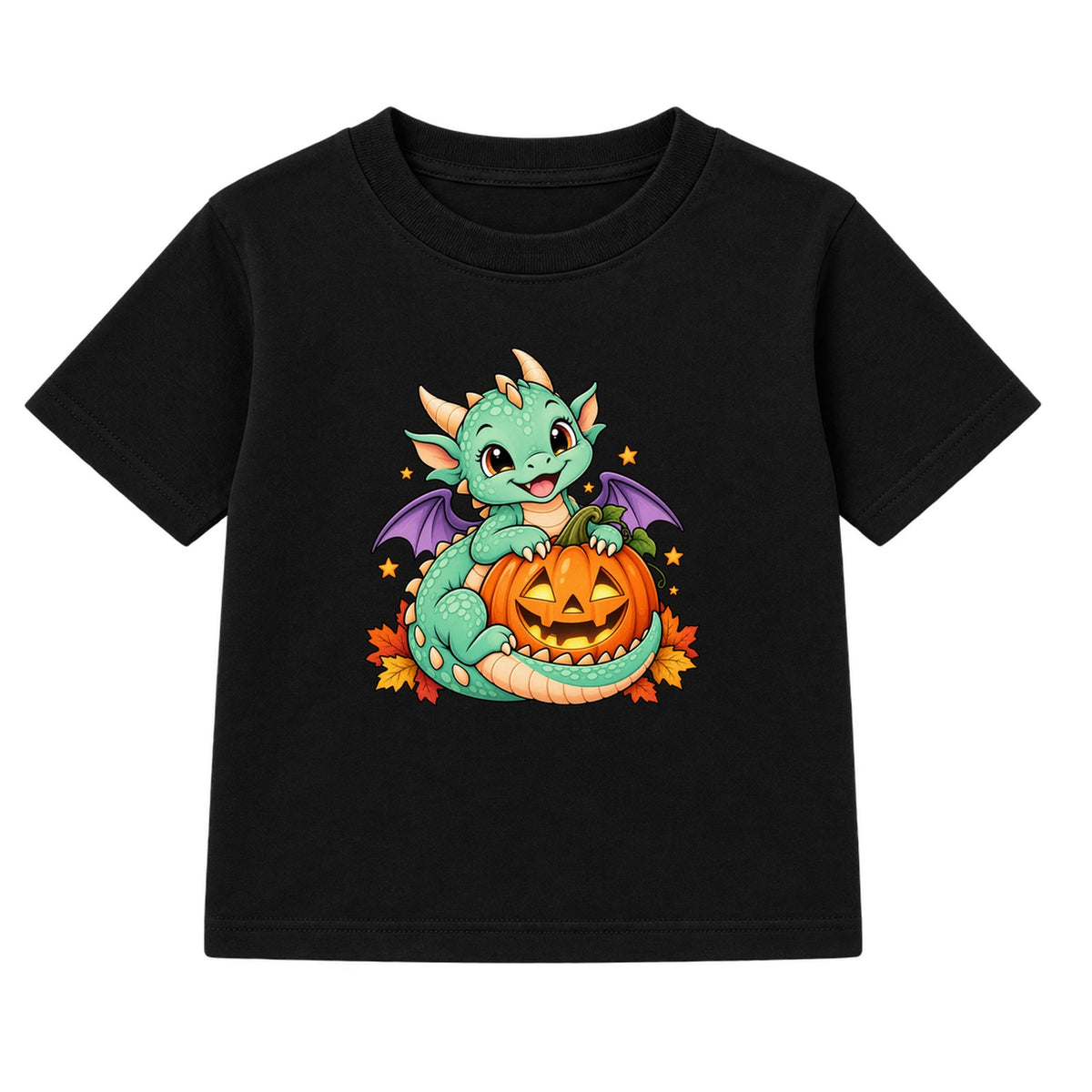 Dragon and Lantern kids Halloween t-shirt - Black