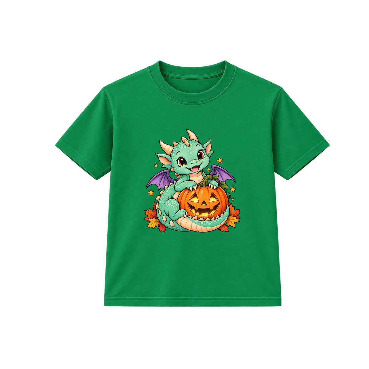 Dragon and Lantern kids Halloween t-shirt - Green