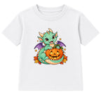 Dragon and Lantern kids Halloween t-shirt - White