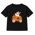 Bow Ghost kids Halloween t-shirt - Black