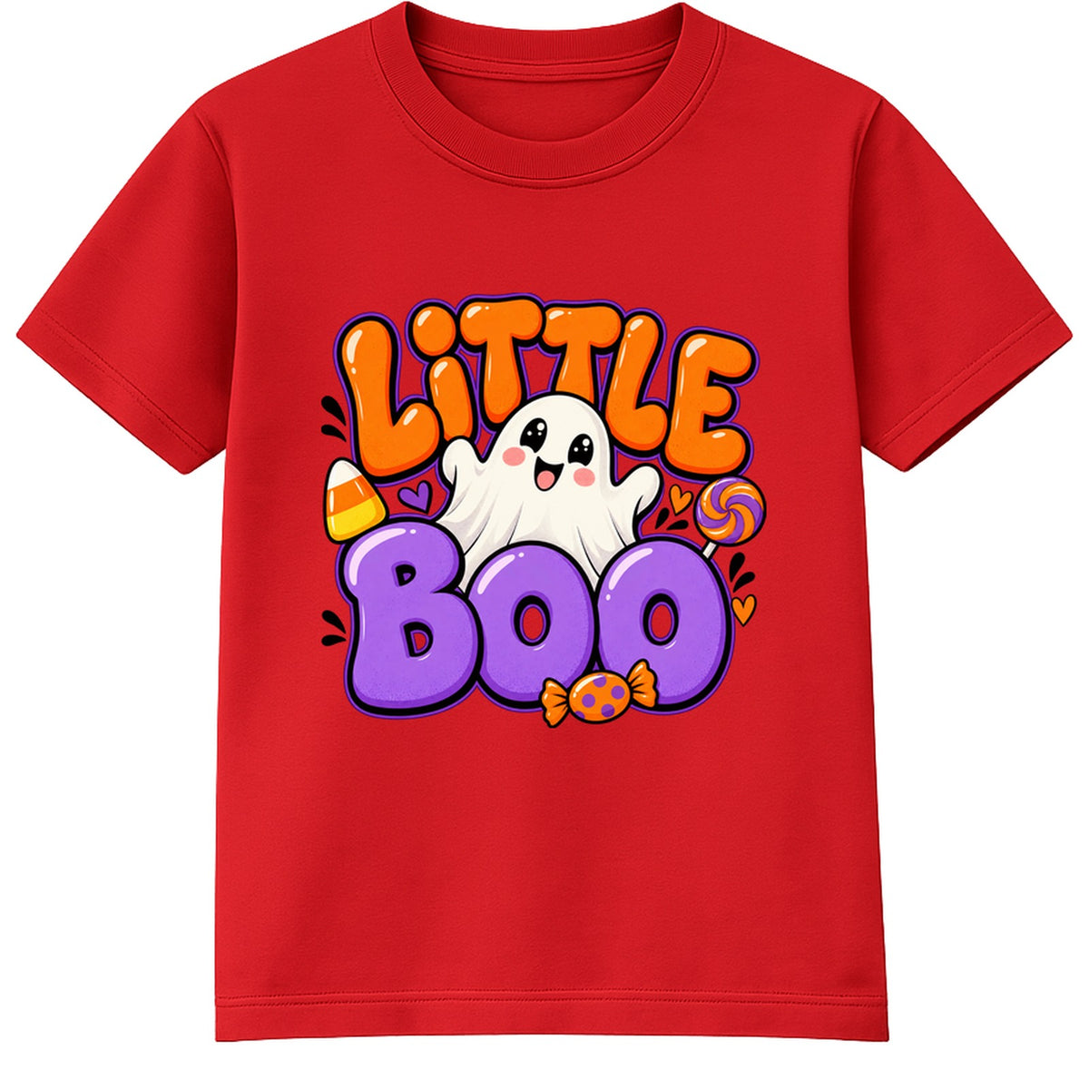 Little Boo kids Halloween t-shirt - Red
