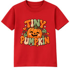 Tiny Pumpkin kids Halloween t-shirt - Red