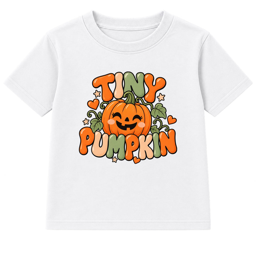 Tiny Pumpkin kids Halloween t-shirt - White