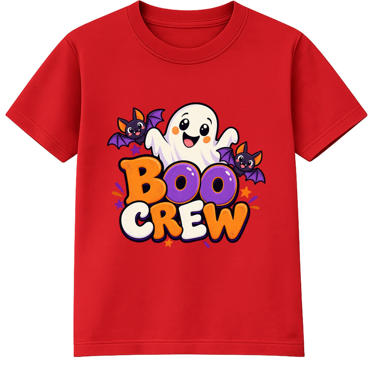 Boo Crew kids Halloween t-shirt - Red