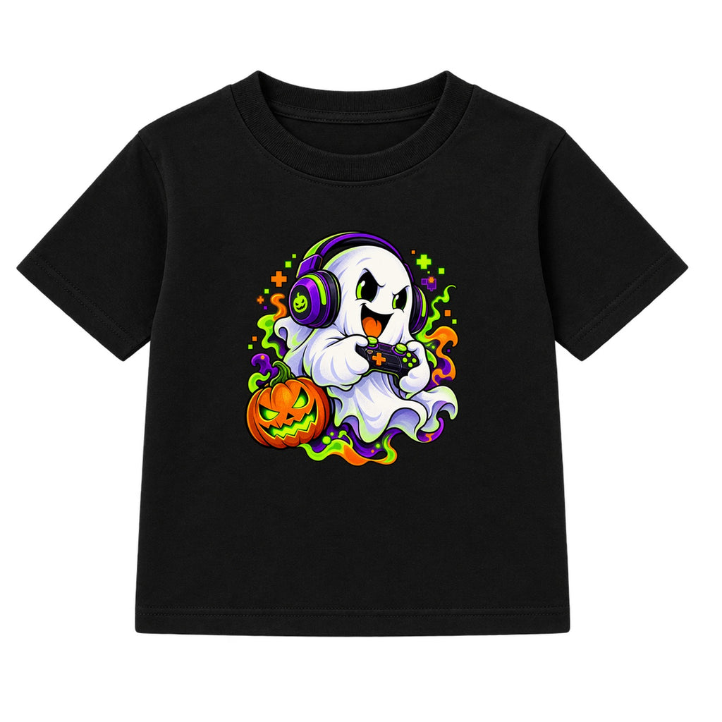 Ghost Gamer kids Halloween t-shirt - Black