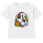 Ghost Gamer kids Halloween t-shirt - White