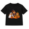 Capybara Costume Crew kids Halloween t-shirt - Black