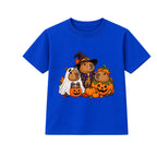 Capybara Costume Crew kids Halloween t-shirt - Blue