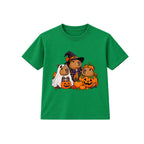 Capybara Costume Crew kids Halloween t-shirt - Green