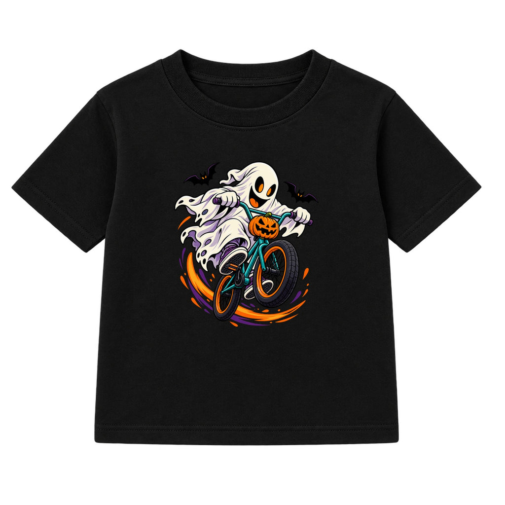 BMX Ghost kids Halloween t-shirt - Black