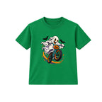 BMX Ghost kids Halloween t-shirt - Green