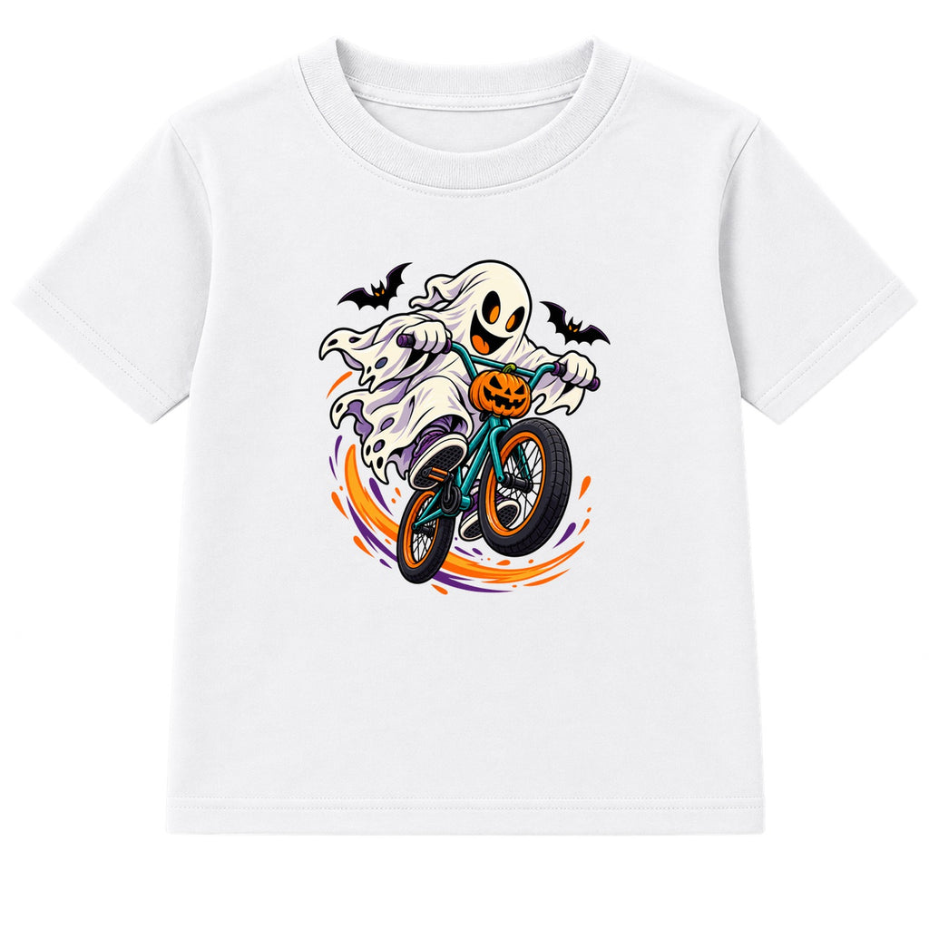 BMX Ghost kids Halloween t-shirt - White