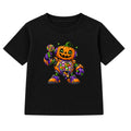 Pumpkin Robot kids Halloween t-shirt - Black
