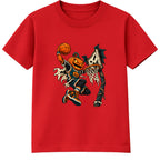 Pumpkin Dunk adult Halloween t-shirt - Red