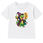 Wizard Dino kids Halloween t-shirt - White