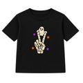Peace Out Skeleton kids Halloween t-shirt - Black