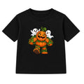 Giant Pumpkin Monster kids Halloween t-shirt - Black