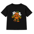 Giant Pumpkin Monster kids Halloween t-shirt - Black