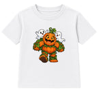 Giant Pumpkin Monster kids Halloween t-shirt - White