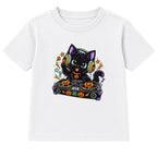 DJ Cat kids Halloween t-shirt - White