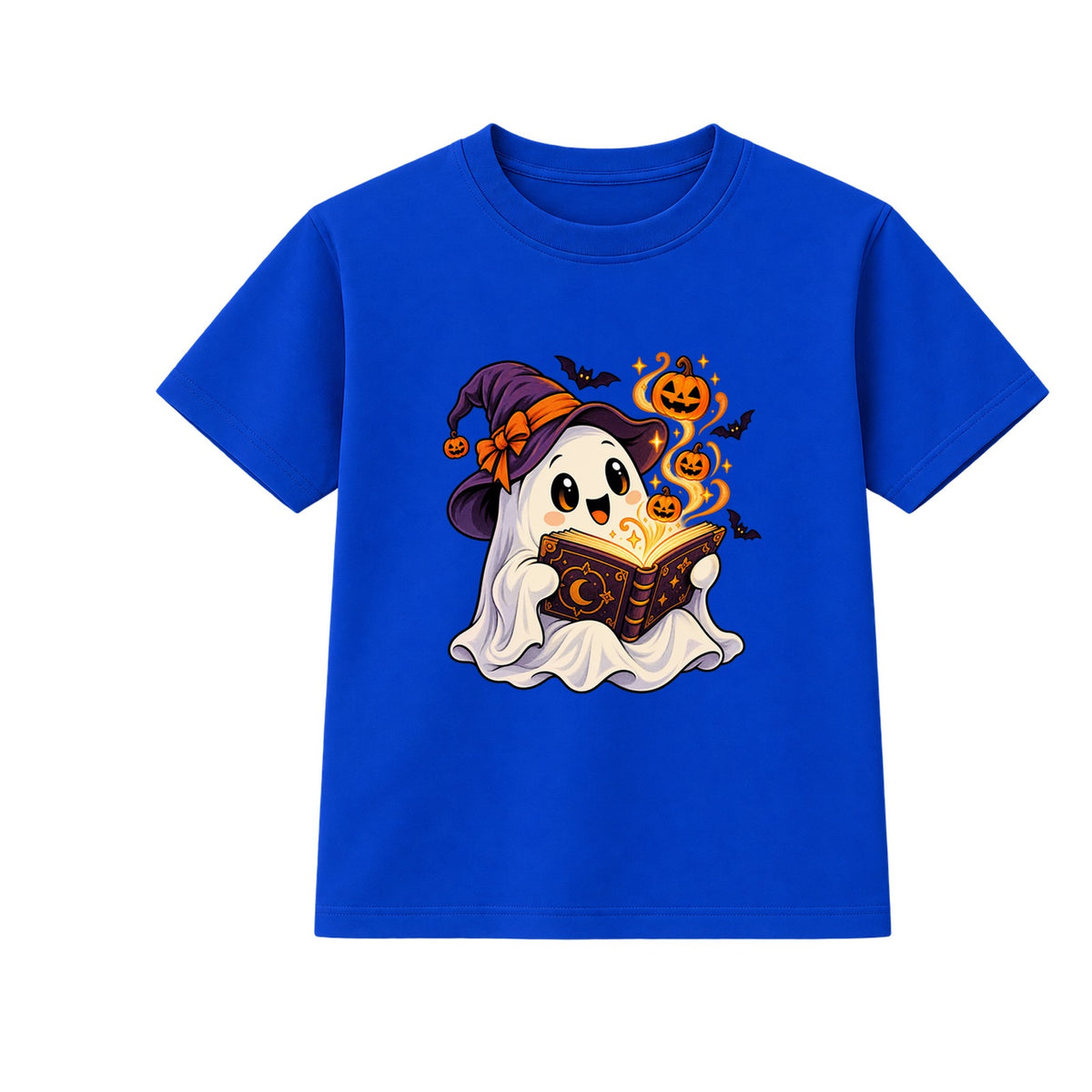Storybook Ghost kids Halloween t-shirt - Blue