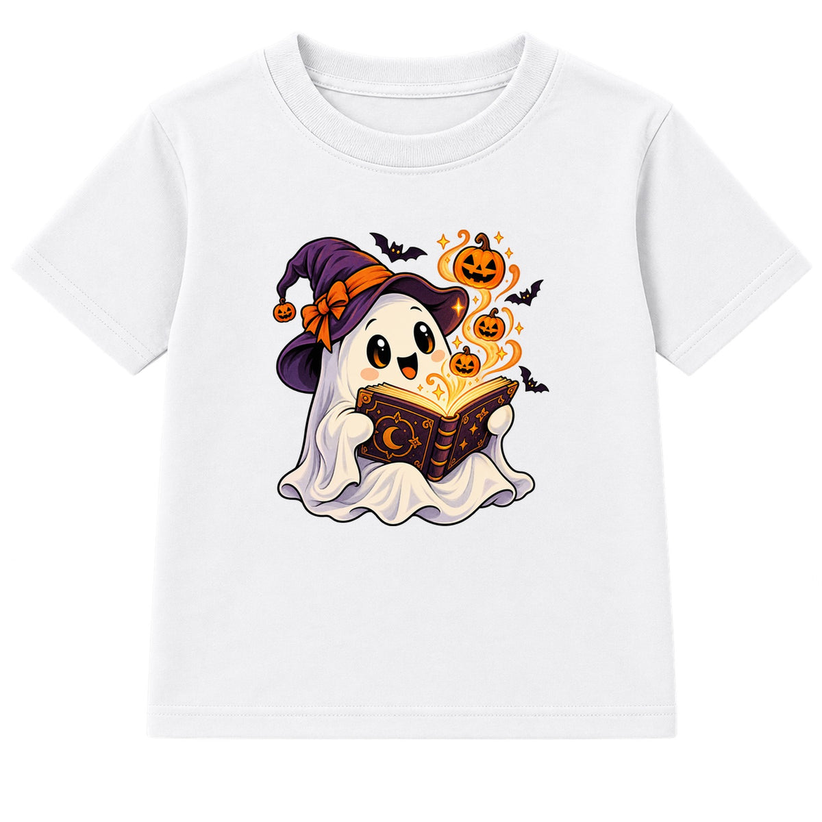 Storybook Ghost kids Halloween t-shirt - White