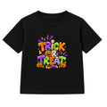 Trick Or Treat kids Halloween t-shirt - Black