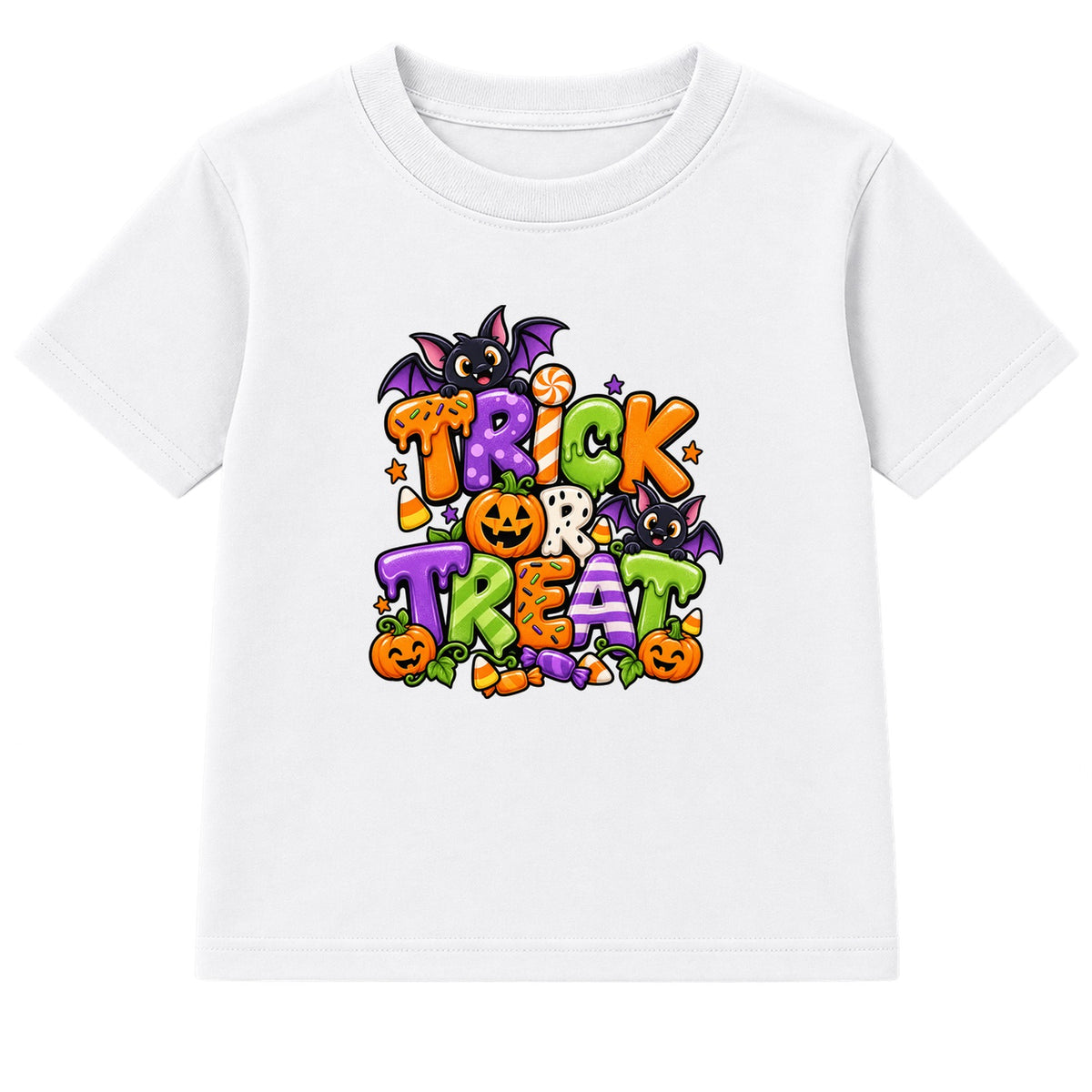 Trick Or Treat kids Halloween t-shirt - White