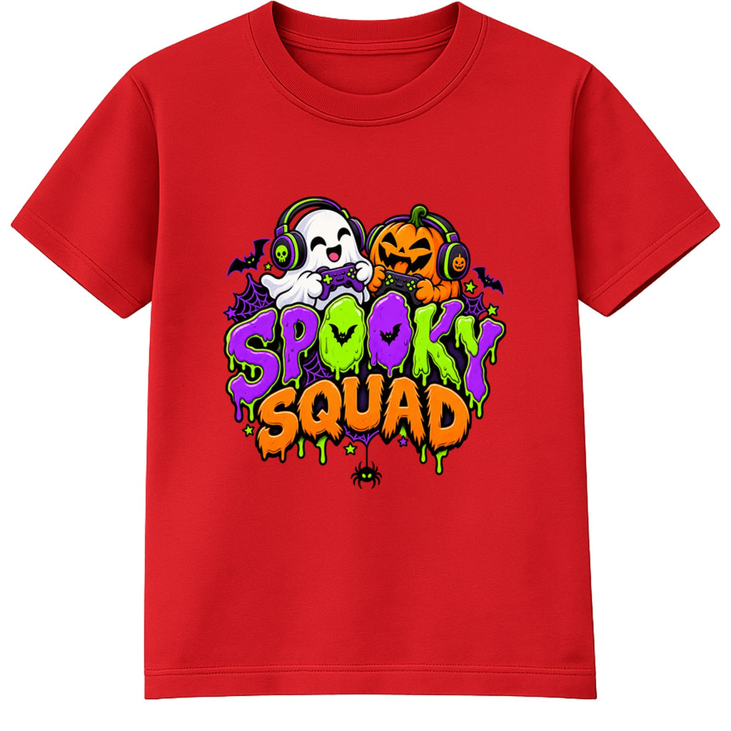 Spooky Squad kids Halloween t-shirt - Red