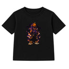Hoodie Pumpkin adult Halloween t-shirt - Black