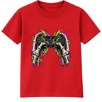 Skeleton Gamer adult Halloween t-shirt - Red