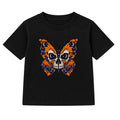 Skull Butterfly adult Halloween t-shirt - Black