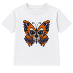 Skull Butterfly adult Halloween t-shirt - White