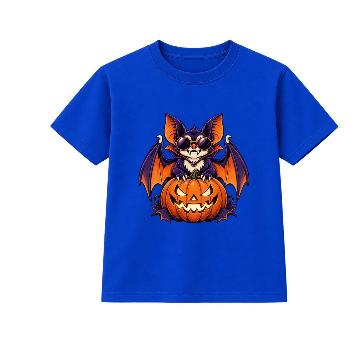 Shades Bat kids Halloween t-shirt - Blue
