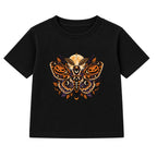 Pumpkin Moth adult Halloween t-shirt - Black