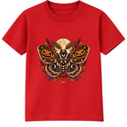 Pumpkin Moth adult Halloween t-shirt - Red