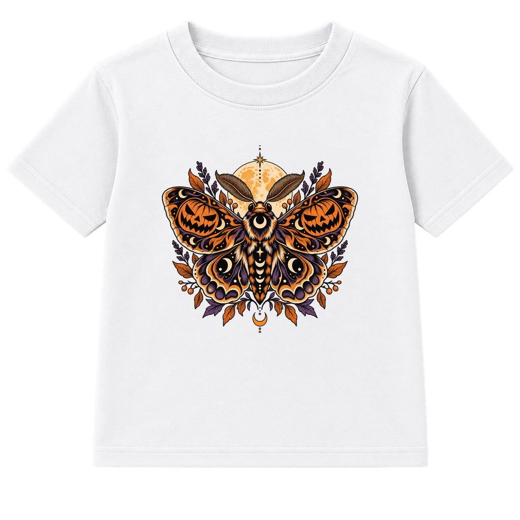 Pumpkin Moth adult Halloween t-shirt - White