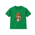 Mushroom Skull adult Halloween t-shirt - Green