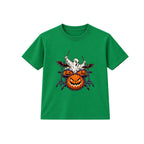 Drummer Ghost kids Halloween t-shirt - Green