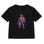 Pumpkin Knight kids Halloween t-shirt - Black