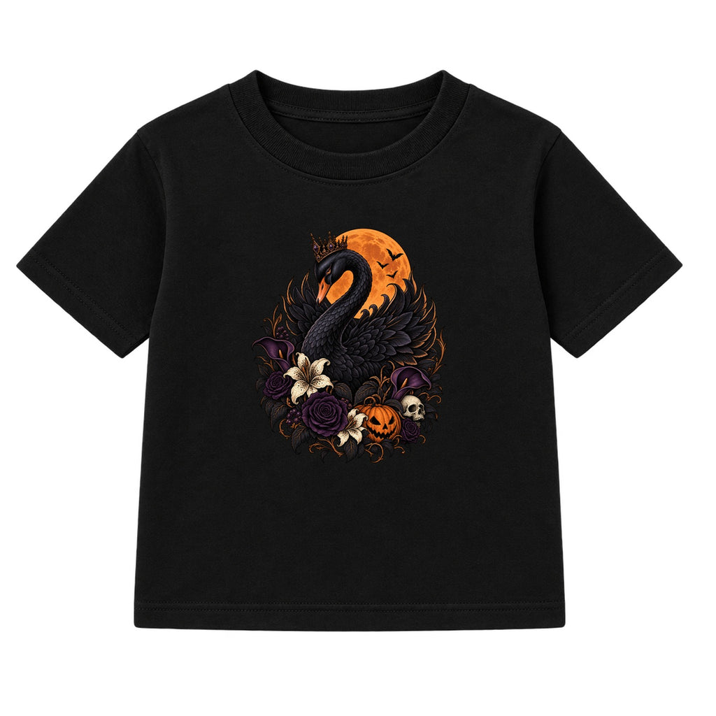Gothic Swan adult Halloween t-shirt - Black