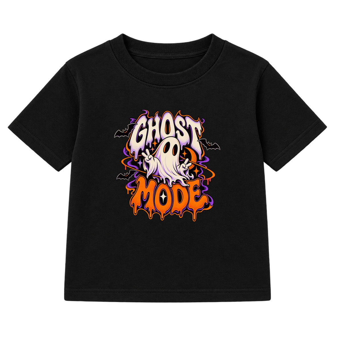 Ghost Mode adult Halloween t-shirt - Black