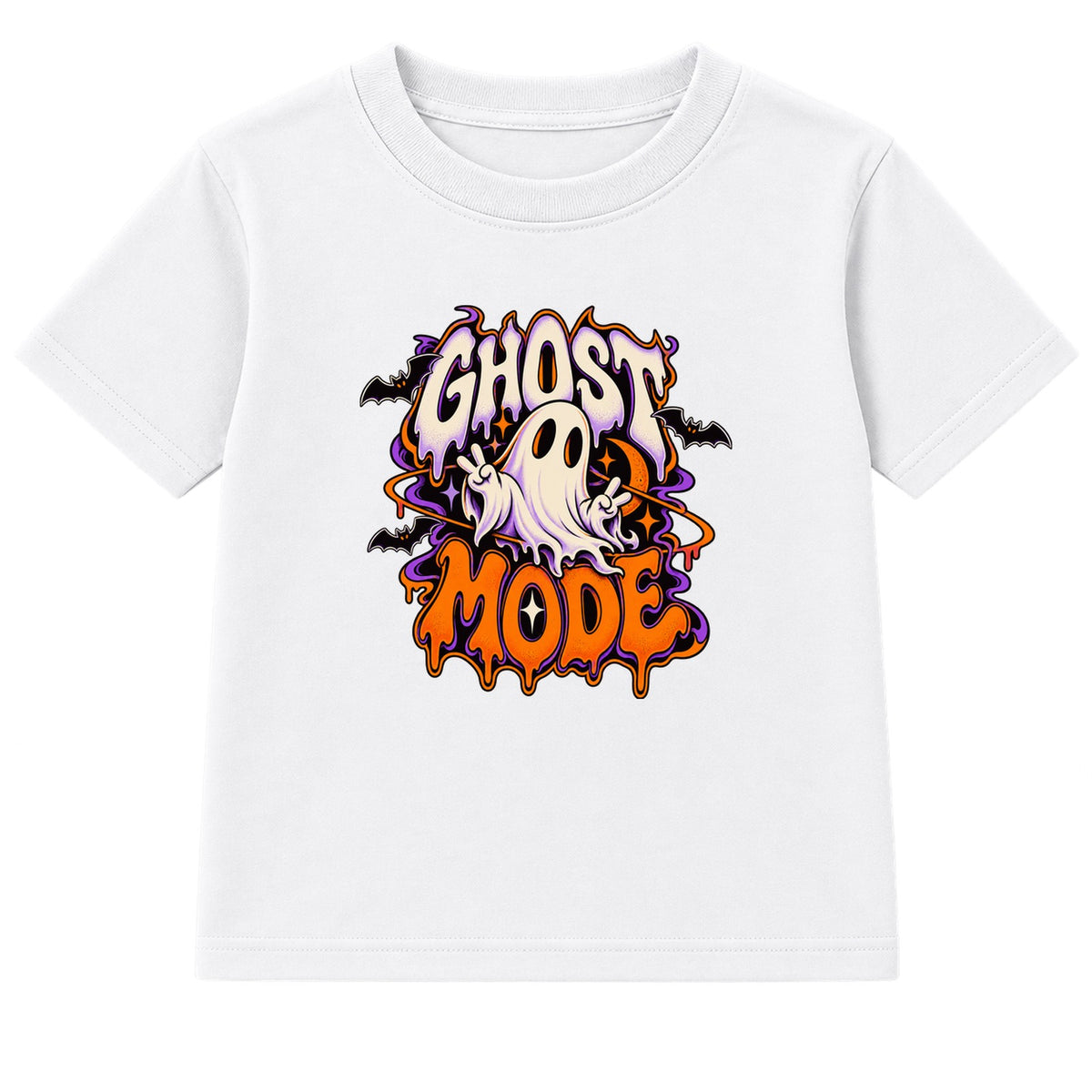 Ghost Mode adult Halloween t-shirt - White