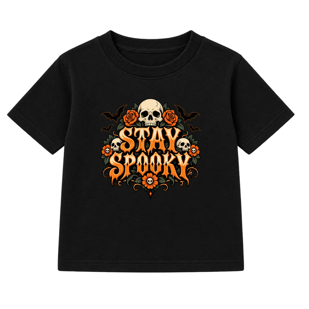 Stay Spooky adult Halloween t-shirt - Black