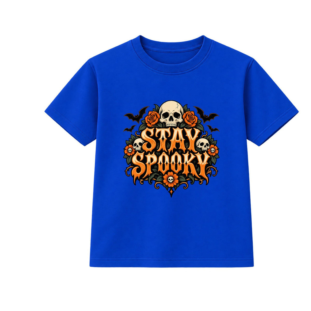 Stay Spooky adult Halloween t-shirt - Blue