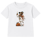 Coffee Skeleton adult Halloween t-shirt - White