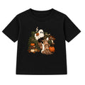 Cosy Reading Ghost adult Halloween t-shirt - Black